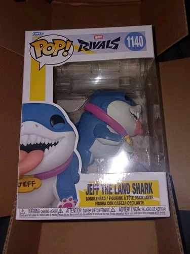 MINT In Original Funko Shipping Jeff the Land Shark #1140 Pop Marvel Rivals