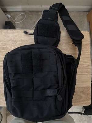 5.11 Tactical Rush Moab 6 Sling Pack 11L Molle Bag - Black