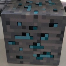 Minecraft Diamond Ore Block Night Light Lamp,...