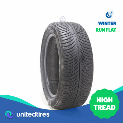 Used 245/50R19 Michelin Pilot Alpin 5 ZP 105V - 8/32