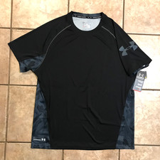 Men's Under Armour Combine Training Short Sleeve Shirt-Size: L