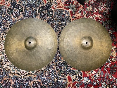 1950 Old Stamp IVa K Zildjian & Co Istanbul 15'' Hi-Hats
