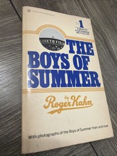 The Boys of Summer Roger Kahn 1973 First Printing Baseball Dodgers Signet