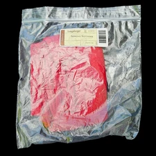 LONGABERGER LINER FOR SEWING NOTIONS BASKET:  PAPRIKA  #2688327      JR