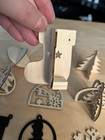 Lot Of 12 Unfinished Wooden Christmas Ornaments 3D Laser Cut Tree Snowflake DIY — photo 9