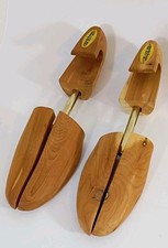 Nordstrom Shoe Tree Men's L Cedar Wood Made in USA Wooden Grain Trees Stretcher