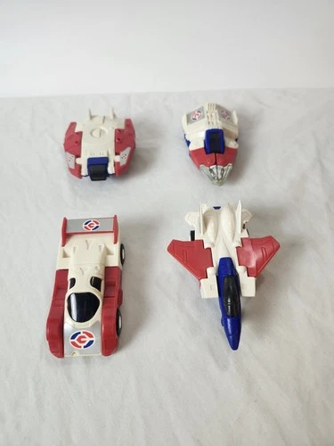 Vintage 1985 Tomy McDonalds Commandrons Transformers Lot Of 4 Complete Set