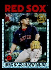 2021 Topps Chrome #86C-46 Hirokazu Sawamura 1986 Rookie Refractor Boston Red Sox
