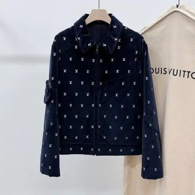 Louis Vuitton LV Velvet Evening Monogram Blouson Jacke 48 150250387