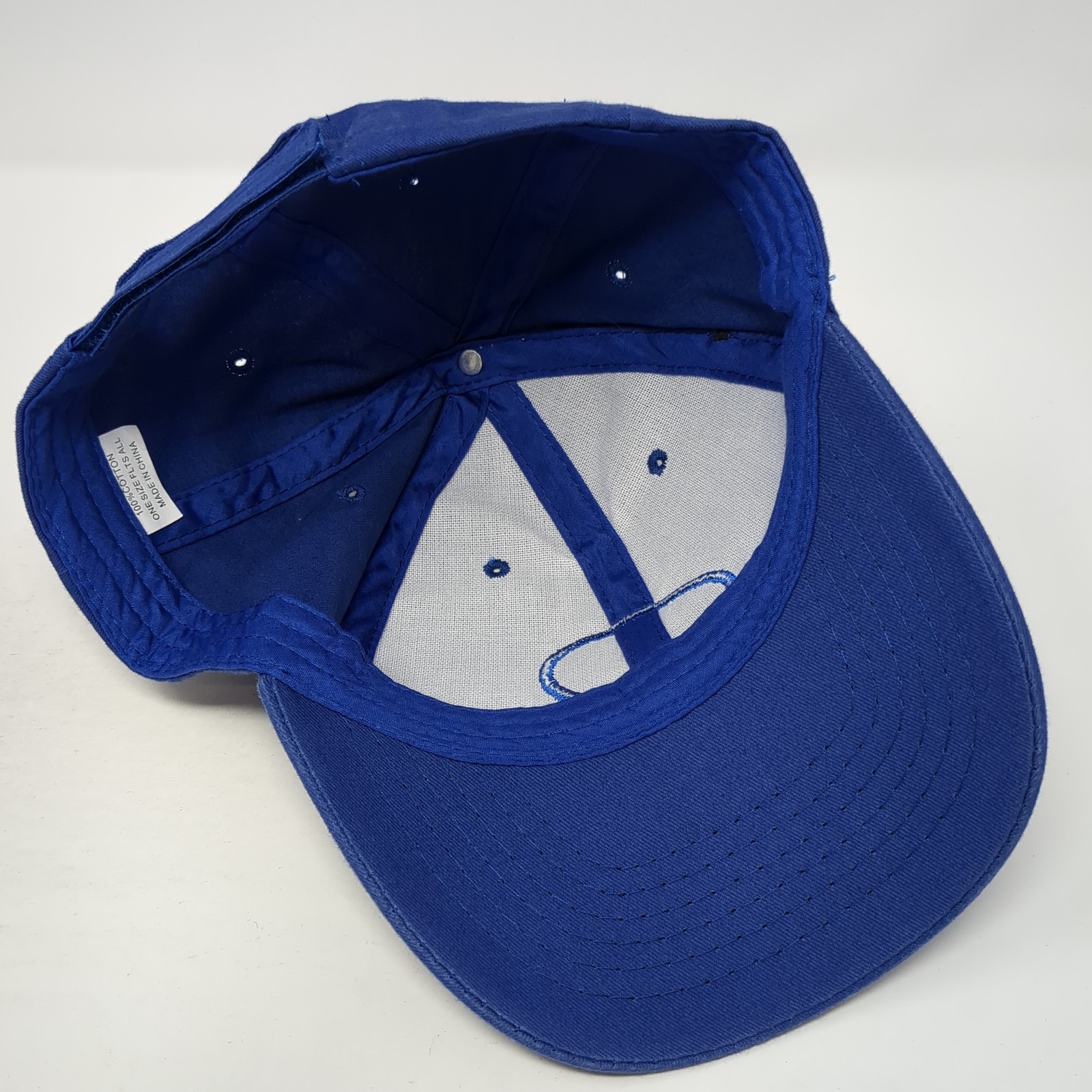 Bud Light Logo Patch Strapback Hat Blue One Size … - image 7