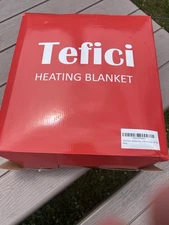 Navy Blue Heated Blanket - 50x60'' with Auto-Off and Over-Heat Protection