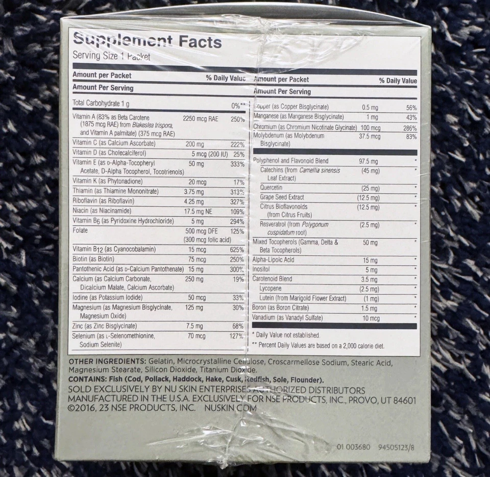 Nu Skin Nuskin Pharmanex Lifepak Life Pak Nutrientes Antienvejecimiento Multi Vitaminas Foto 3 de 4