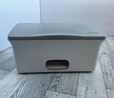 Ubbi Baby Wipes Dispenser Case Holder Gray/White Weighted One at a Time Non-Skid