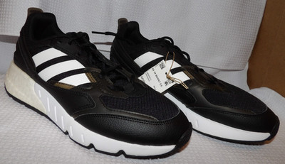 Adidas Originals Black White Boost 2.0 Lace Up Sneaker Men's Size 6.5 NWT