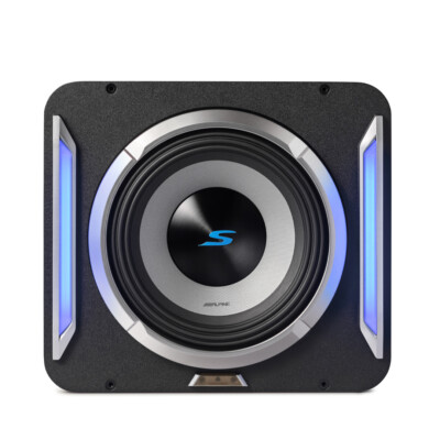 Alpine S2-SB8, 8  PrismaLink  S-Series Preloaded Subwoofer Wedge Enclosure