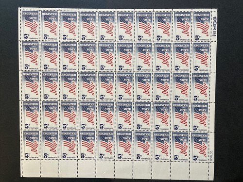 1964 sheet, Register and Vote Sc# 1249