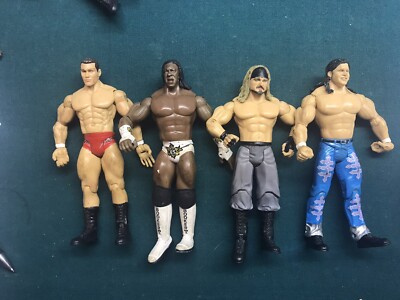 Lot of 4 Jakks WWE Action Figures for Parts Repair or Customization / Read