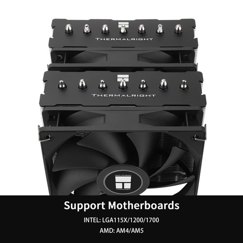 Thermalright Phantom Spirit 120SE CPU Air Cooler, 7 Heat Pipes CPU Cooler,Dual 1 - Afbeelding 4 van 9