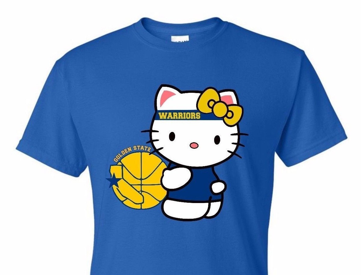 NEW HELLO KITTY T-SHIRT Golden State ,Warriors champion all