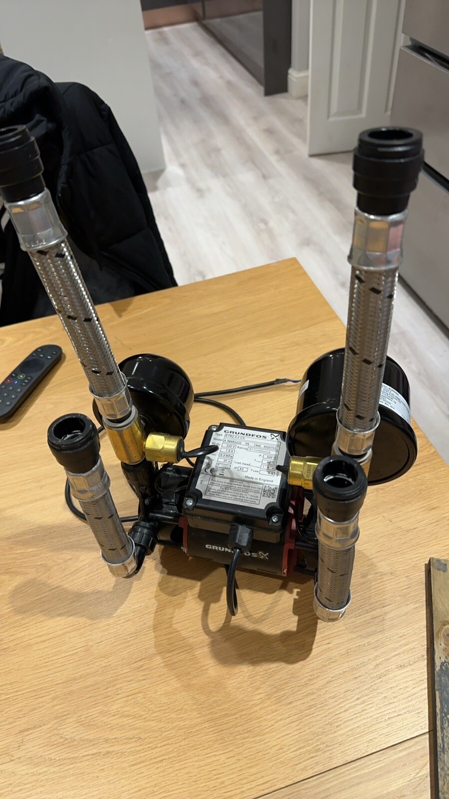 Grundfos STR22.0 CN 2 Bar Negative Head Shower Booster Pump *read