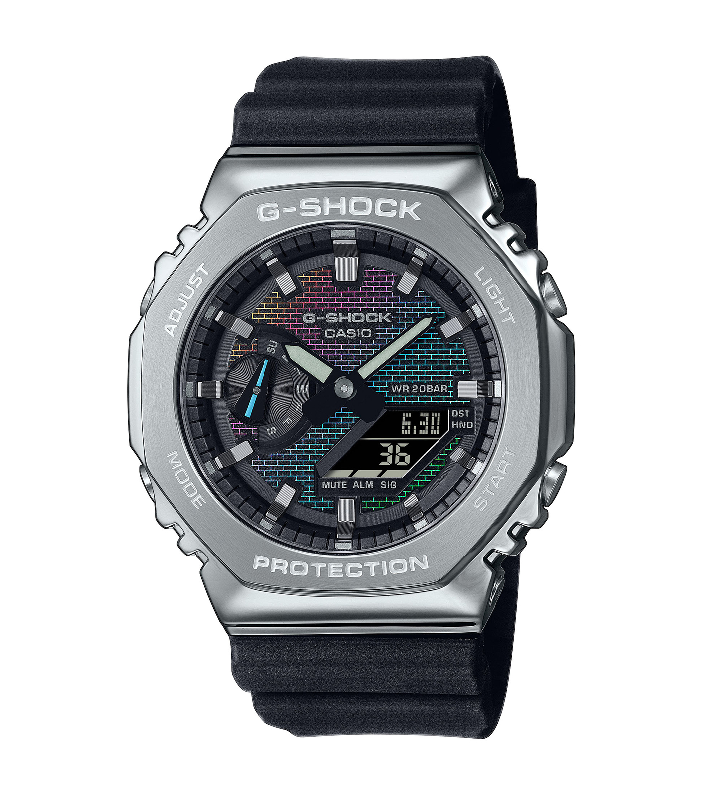 Orologio CASIO G-SHOCK GM-2100RW-1AER Silicone Nero Sub 200mt