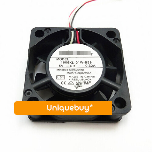 Cooling fan 1606KL-01W-B59 for NMB 5V 0.32A Two Ball Bearing 40*40*15mm 3Pin - Picture 1 of 5
