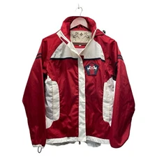 Equine Couture Women’s Small Red Full Zip Up Hooded Equestrian Breathable Jacket