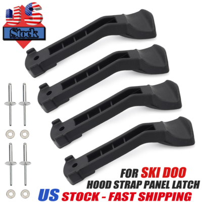 4 Hood Strap Panel Latch Kit For SKI DOO Freestyle 300F 550F 2006