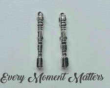5 x Tibetan Silver SONIC SCREWDRIVER DR WHO 3D 39x6mm Charms Pendants