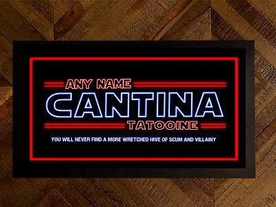 Artylicious Personalisierte Bar Runner Cantina Tatooine Mos Eisley