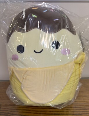 Squishmallows Junie the Chocolate Dipped Banana 12 Inch Select Series New