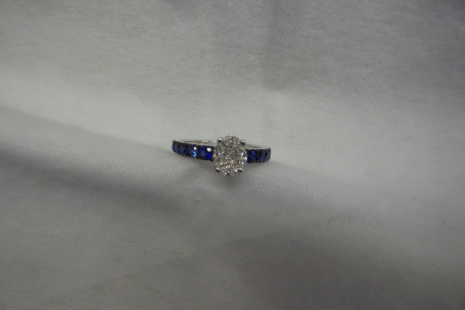 Fine Quality Solid 18kt. "Illusion" Unique Cut Di… - image 10