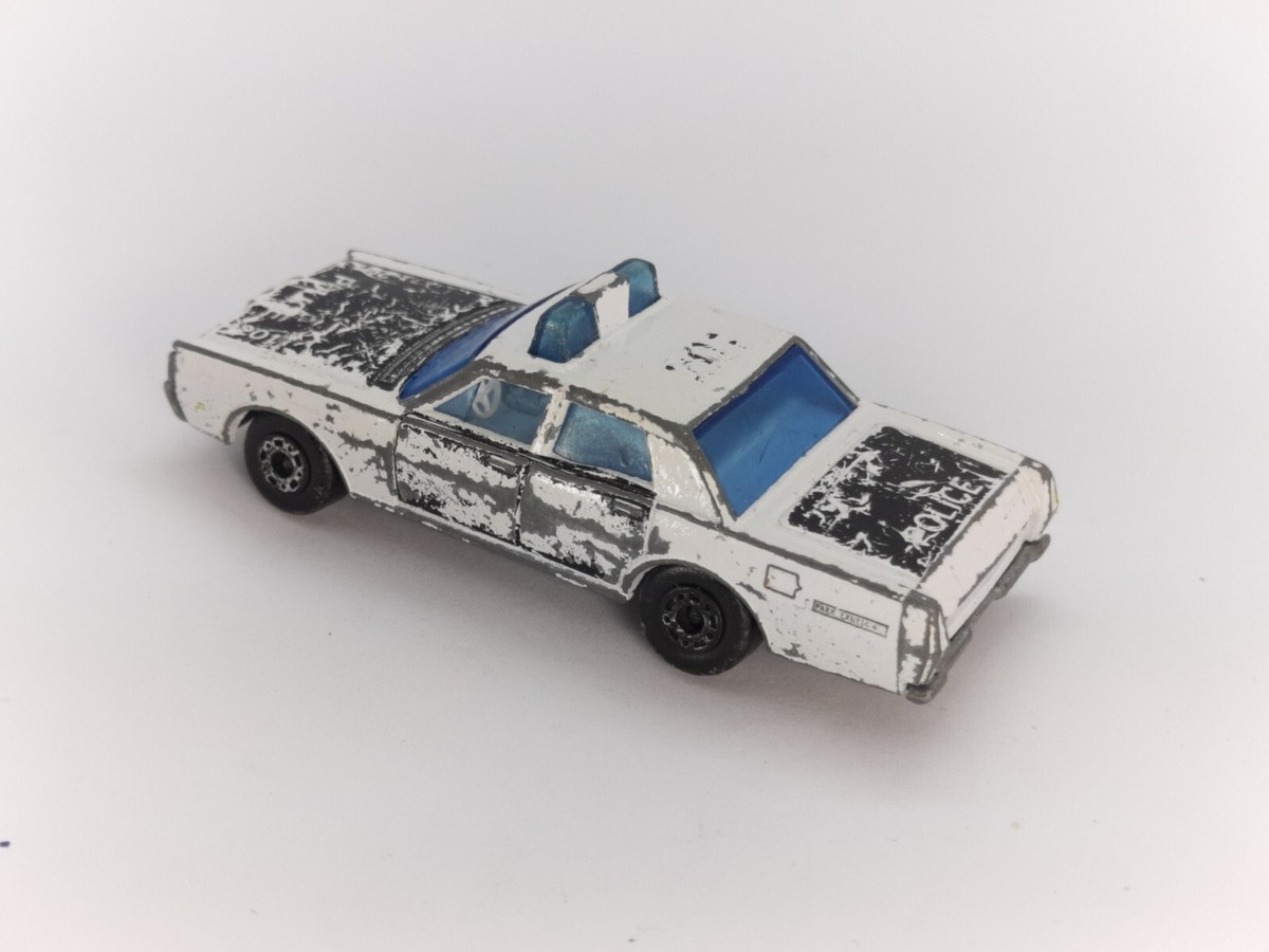 Matchbox Superfast MB55 Mercury Police Car LAPD 201 USED RARE F170