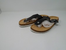 Womens slip on Sandals-Black