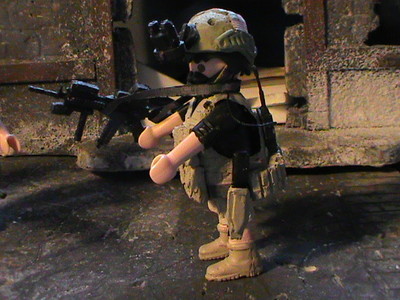 PLAYMOBIL Custom – US GRS Bengasi 2012 – Réf. 0200 – Pièce Unique