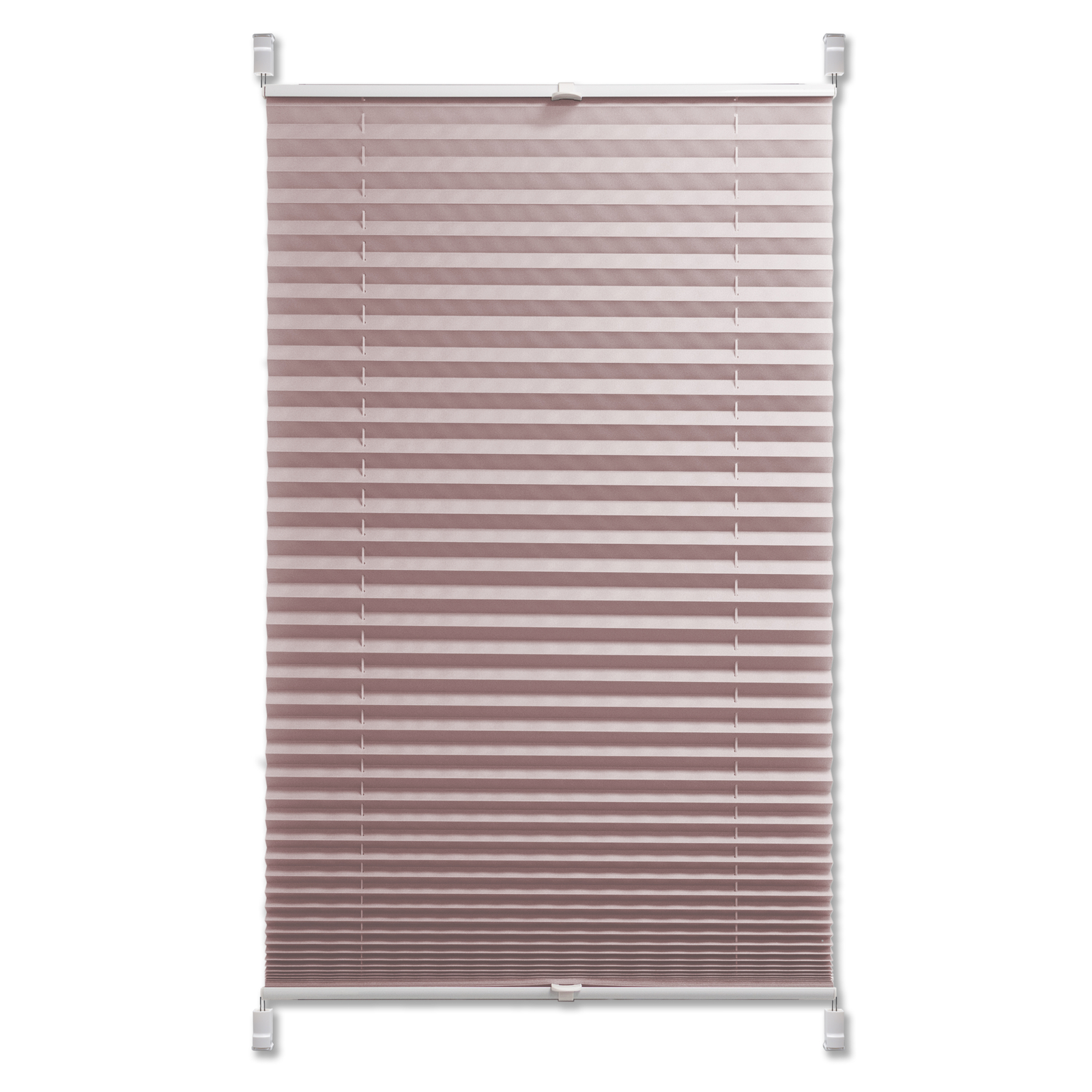 Plissee Klemmfix ohne Bohren blickdicht - lichtdurchlässig, ohne Verdunkelung -