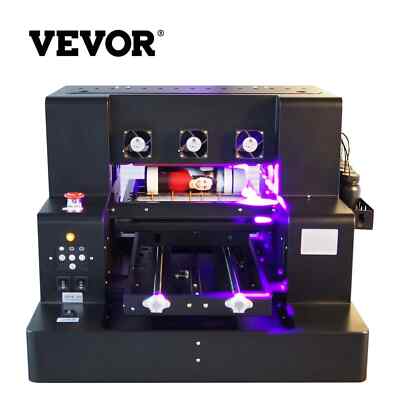 VEVOR XP600 A3 UV Printer Flatbed Automatic Labels Varnish Machine Quick P rint
