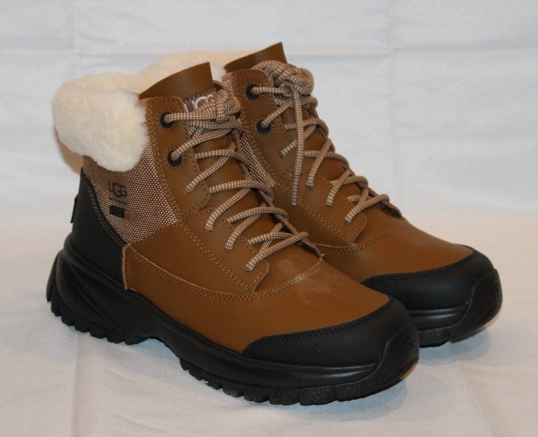 Ugg Women's Yose Fluff V2 Chestnut Winter Waterproof Boots US 5 EU