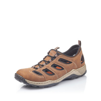 Rieker Men's Slip-On Sneaker Shoes Brown 08065