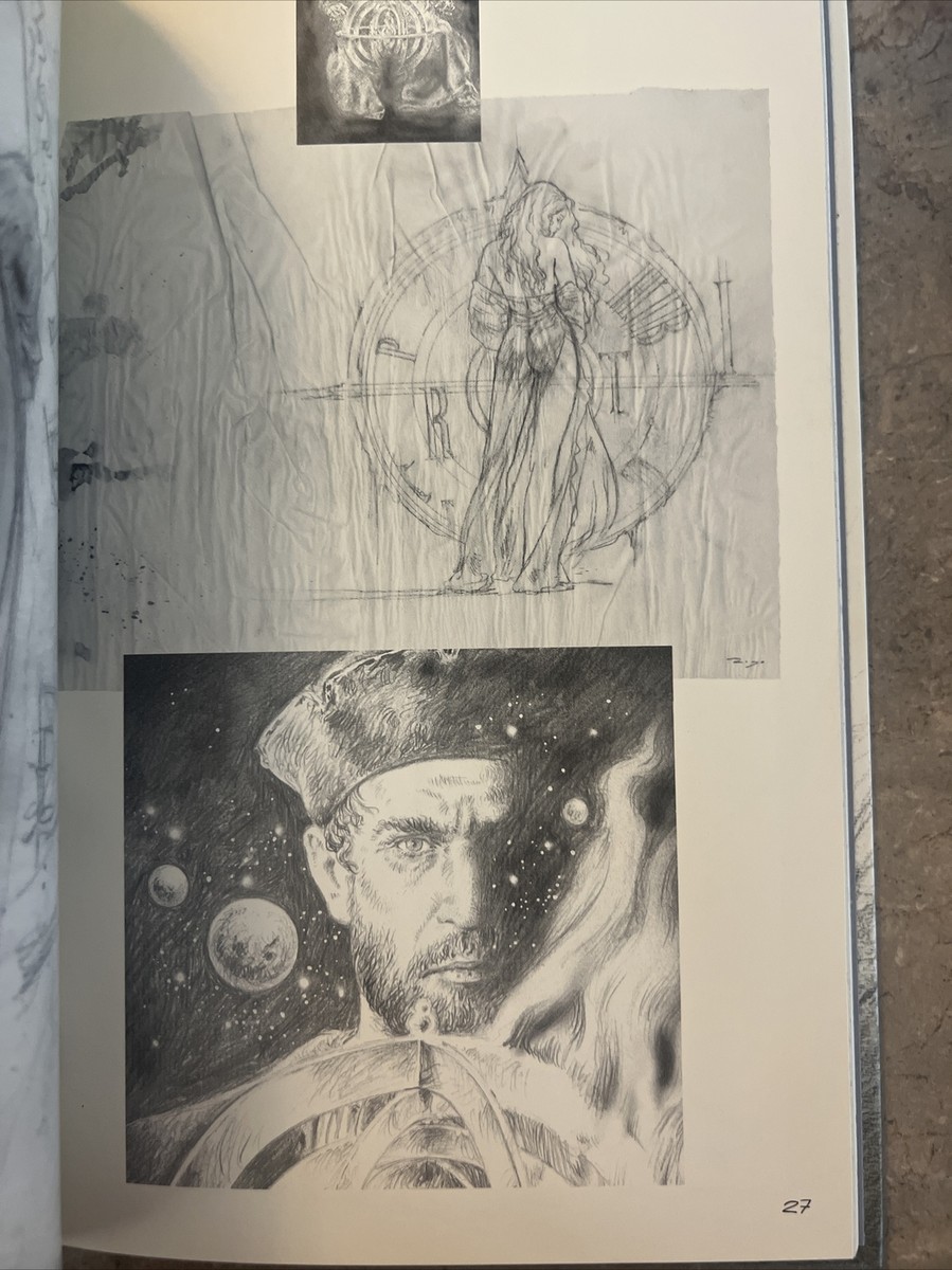 LUIS ROYO CONCEPTIONS I HEAVY METAL HARDCOVER ORIGINAL SKETCH | eBay