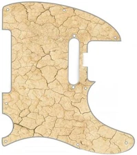 Telecaster Graphical Guitar Pickguard Graphical to fit Fender 8H  ELITE Dry Dirt