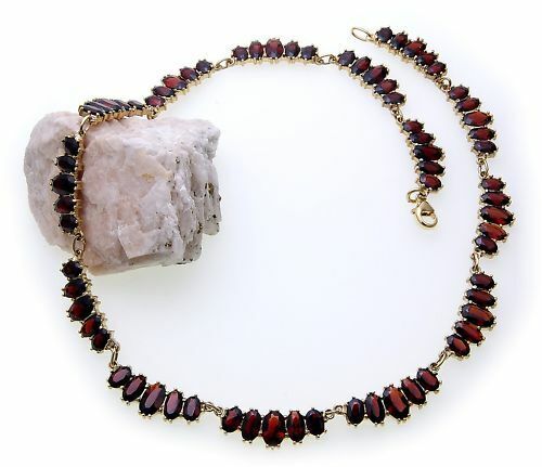 Pendentif Grenat Or 333/8 Carats – Fabriqué En Allemagne, Neuf Avec étiquettes