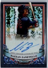 2024 Bowman Sterling Baseball Nazzan Zanetello Auto Red Sox RC