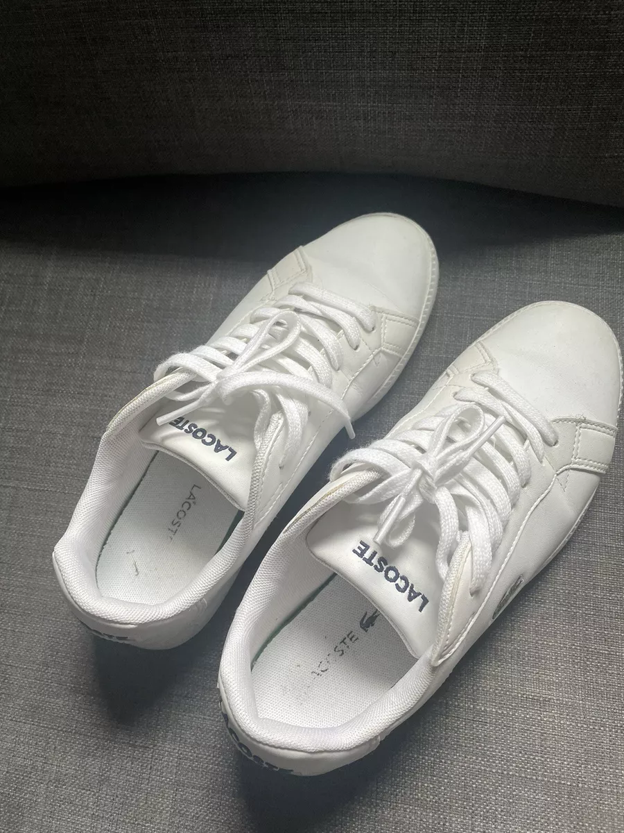 Lacoste Women s Hydez Sneaker White Green Size 6