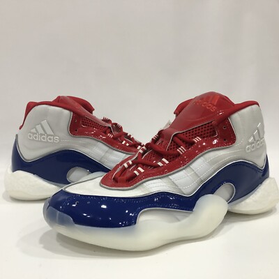 ADIDAS Crazy BYW Icon 98 Men s Sz 12 Scarlet White Royal EE6879 Rare New