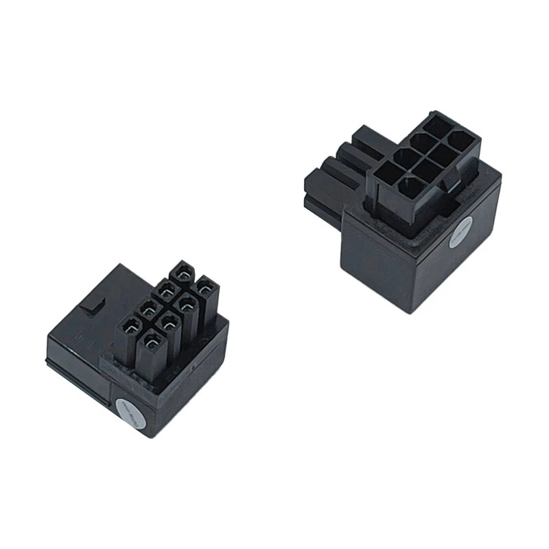 ATX Mainboard CPU 8Pin Stecker auf 8Pin Buchse 90 Grad Netzteil Stecker - Bild 4 von 4