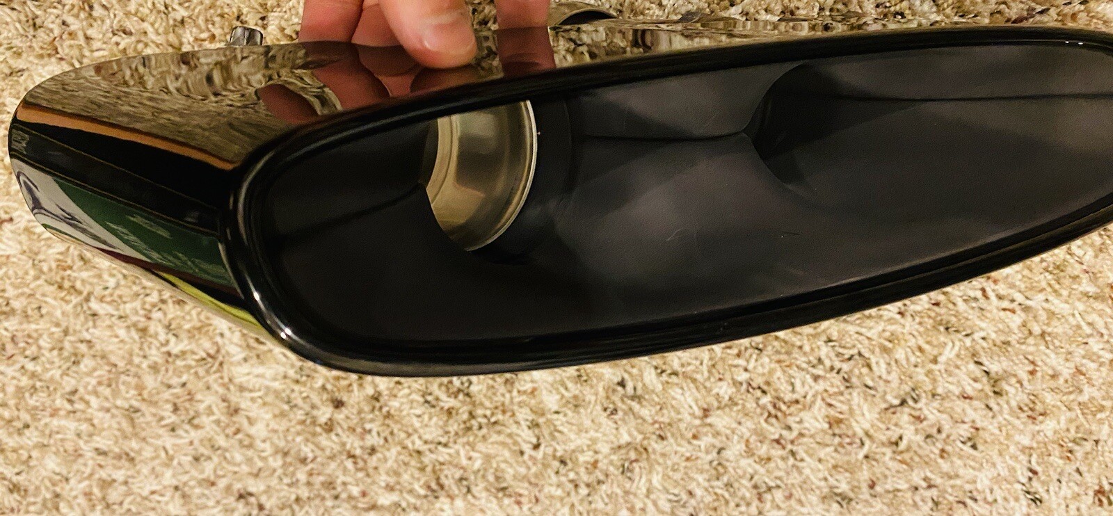 BLACK EDTION BENTLEY BENTAYGA MUFFLER EXHAUST PIPE TIP 15-19 BLACK CHROME RIGHT