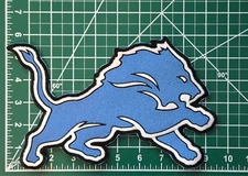 Detroit Lions HUGE 9.5" Iron/Sew On Jacket Size Embroidered Patch~FREE Shipping!