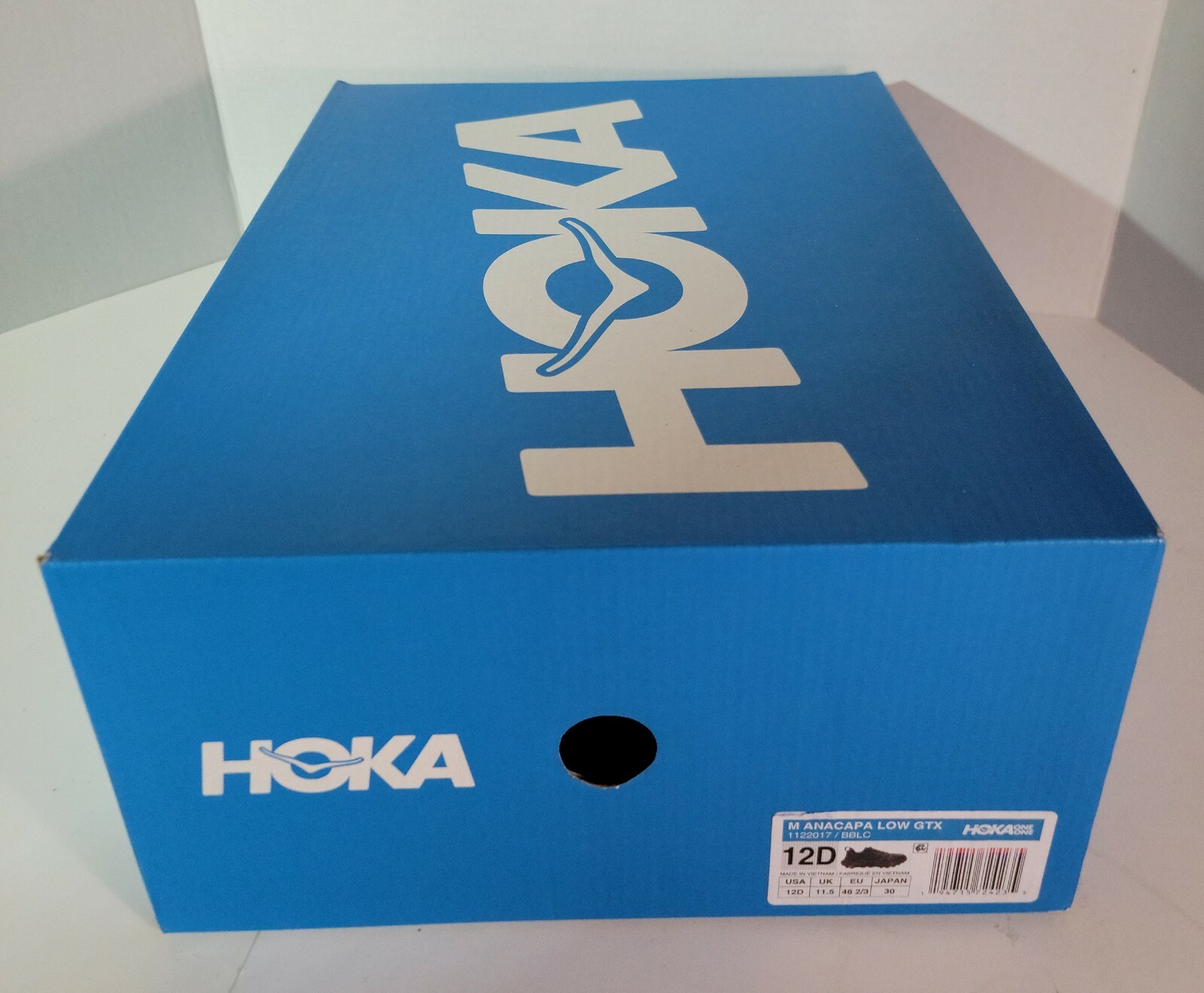 Hoka One One Anacapa Low Gore Tex GTX Shoes Mens 12 D Black Trail Running USA image 3