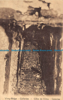 R089651 Vimy Ridge. Galerien. Cote de Vimy. Galerien. Bill Hopkins Sammlung